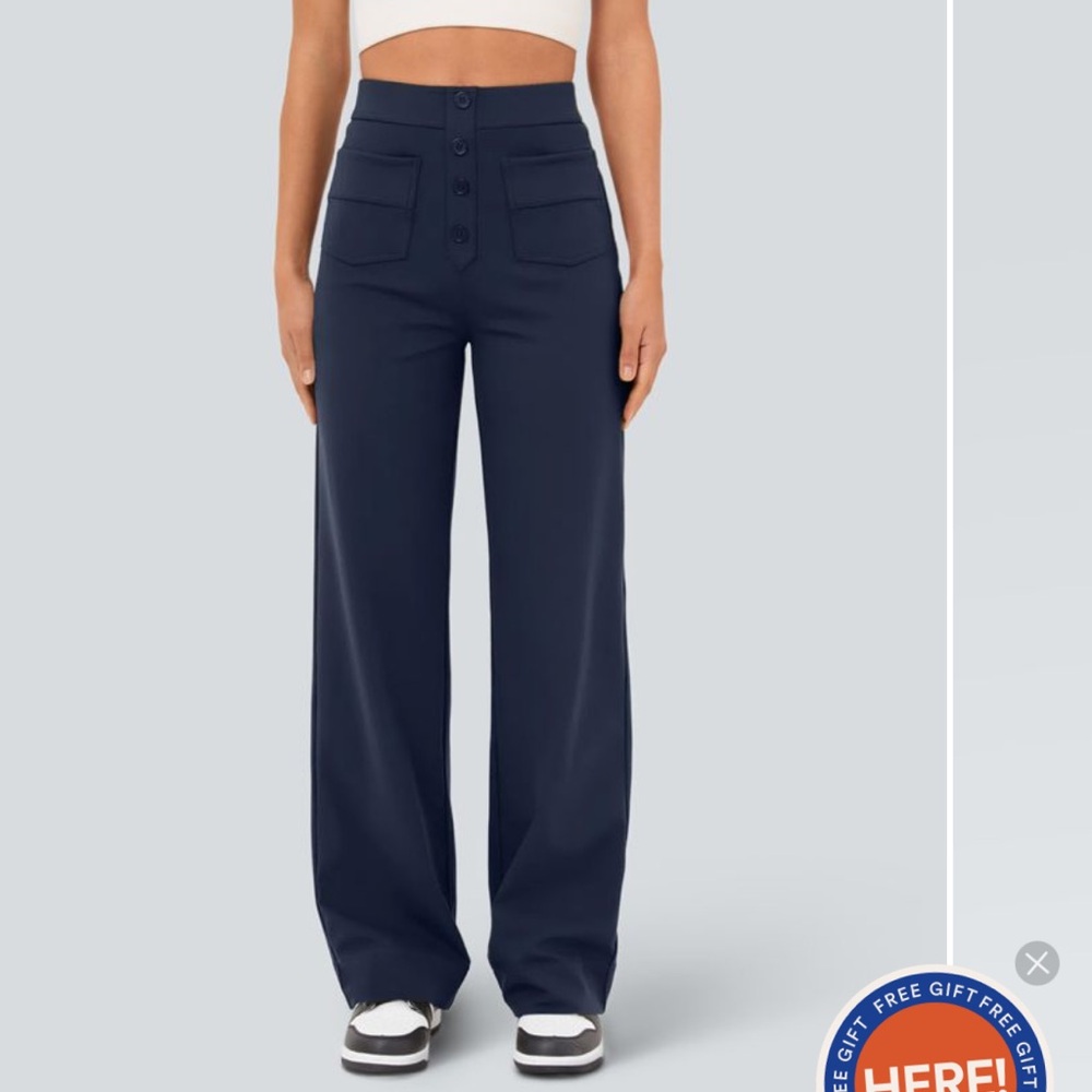 Brand new Halara High Waisted Straight Leg Pants